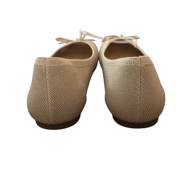 Vionic Klara Knit Skimmers Oatmeal Gold Knit Size 9 - Picture 4 of 10